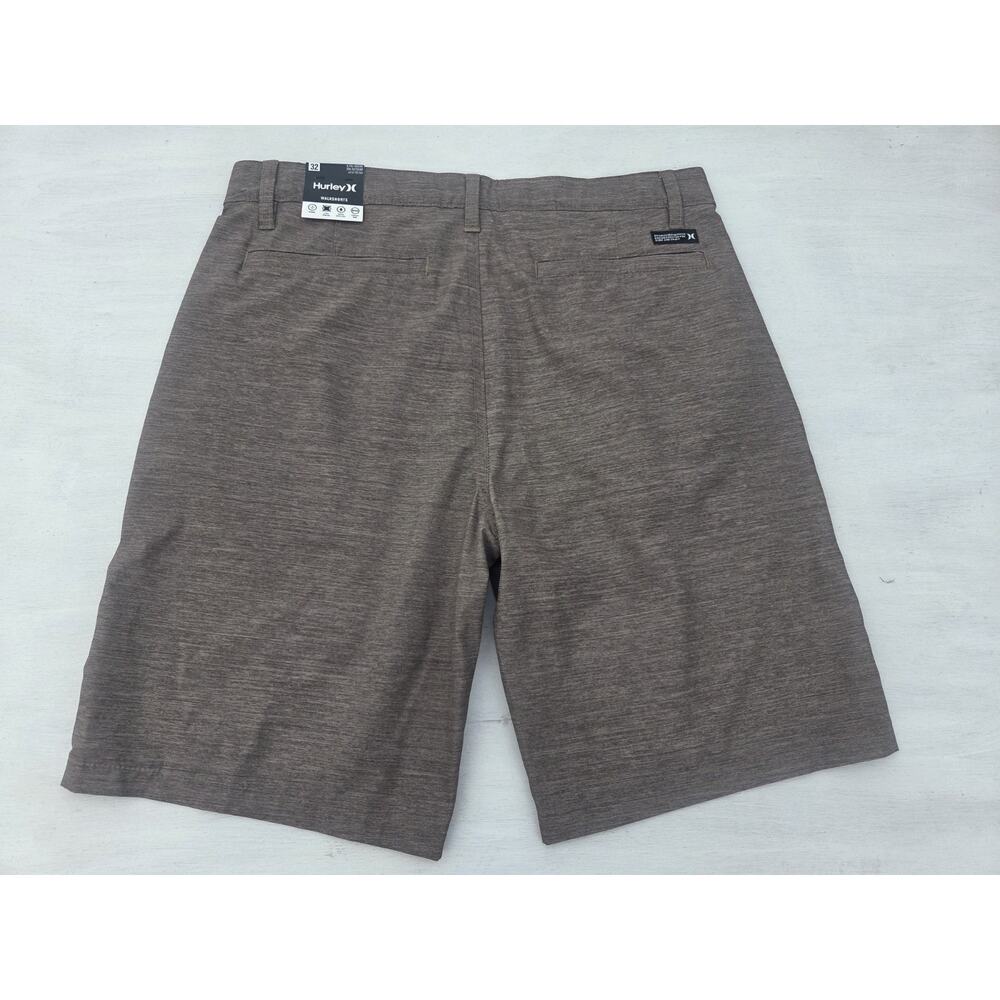 Hurley Men Hybrid 20 Inch Outseam Solid Stretch Walk Shorts Green Sz 32 EUC